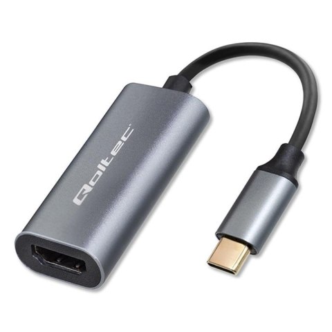 Kabel adapter Qoltec USB-C na HDMI 4K | 60Hz | 32AWG 0,17m Qoltec Kabel adapter Qoltec USB-C na HDMI 4K | 60Hz | 32AWG 0,17m Qoltec