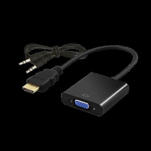 Kabel adapter Savio CL-23/B HDMI - VGA Savio Kabel adapter Savio CL-23/B HDMI - VGA Savio