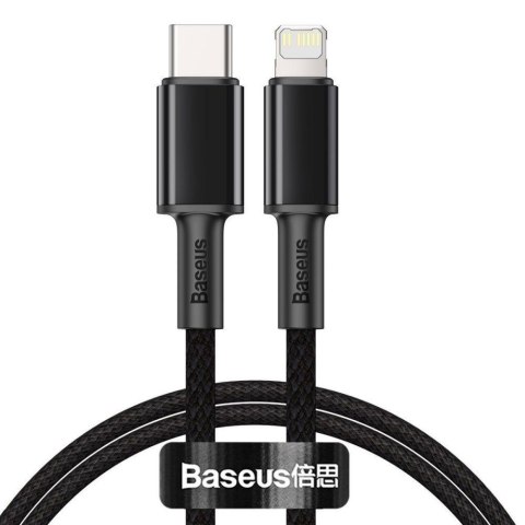 Kabel przewód USB-C / Typ-C - Lightning / iPhone 100cm Baseus CATLGD-01 z obsługą szybkiego ładowania 20W PD Baseus Kabel przewód USB-C / Typ-C - Lightning / iPhone 100cm Baseus CATLGD-01 z obsługą szybkiego ładowania 20W PD Baseus
