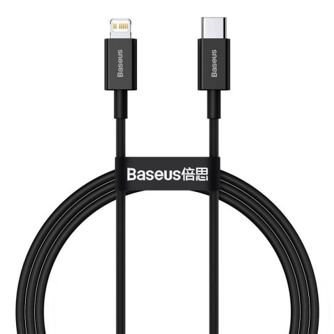 Kabel przewód USB-C / Typ-C - Lightning / iPhone 100cm Baseus CATLYS-A01 z obsługą szybkiego ładowania 20W PD Baseus Kabel przewód USB-C / Typ-C - Lightning / iPhone 100cm Baseus CATLYS-A01 z obsługą szybkiego ładowania 20W PD Baseus
