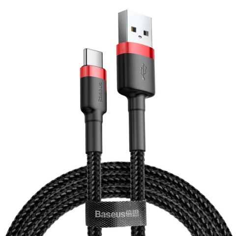 Kabel przewód USB - USB-C / Typ-C 50cm Baseus Cafule CATKLF-A91 Quick Charge 3A z obsługą szybkiego ładowania Baseus Kabel przewód USB - USB-C / Typ-C 50cm Baseus Cafule CATKLF-A91 Quick Charge 3A z obsługą szybkiego ładowania Baseus