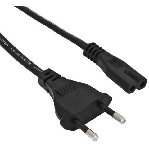 Kabel zasilający Akyga AK-RD-02A do notebooka 2pin ósemka IEC C7 CEE 7/16 3m wtyk EU AKYGA Kabel zasilający Akyga AK-RD-02A do notebooka 2pin ósemka IEC C7 CEE 7/16 3m wtyk EU AKYGA