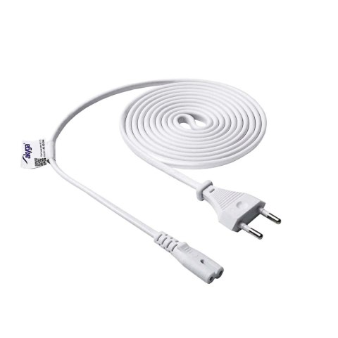 Kabel zasilający Akyga AK-RD-06A ósemka CCA CEE 7/16 / IEC C7 1,5 m biały AKYGA Kabel zasilający Akyga AK-RD-06A ósemka CCA CEE 7/16 / IEC C7 1,5 m biały AKYGA