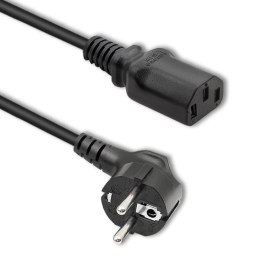 Kabel zasilający Qoltec IEC C13/SCHUKO | 3x0.75mm2 | 1.5m Qoltec