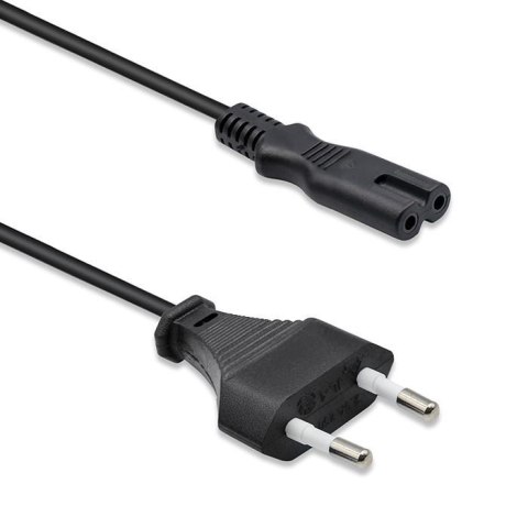 Kabel zasilający Qoltec IEC C7 / CEE 7/16 | ósemka | 2x0.5mm2 | 1.4m Qoltec