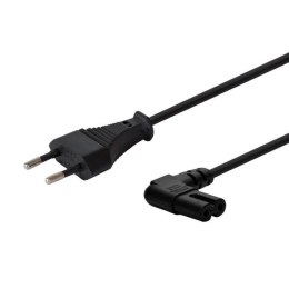 Kabel zasilający Savio CL-144 kątowy, 2pin, 3,0m Savio
