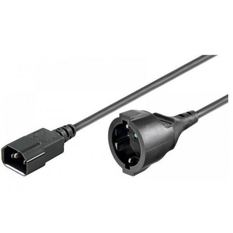 Kabel zasilający / adapter Manhattan C14/Schuko F 1,5m czarny Manhattan Kabel zasilający / adapter Manhattan C14/Schuko F 1,5m czarny Manhattan