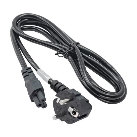 Kabel zasilający do notebooka Akyga AK-NB-01C koniczynka CU IEC C5 CEE 7/7 250V/50Hz 1.5m AKYGA