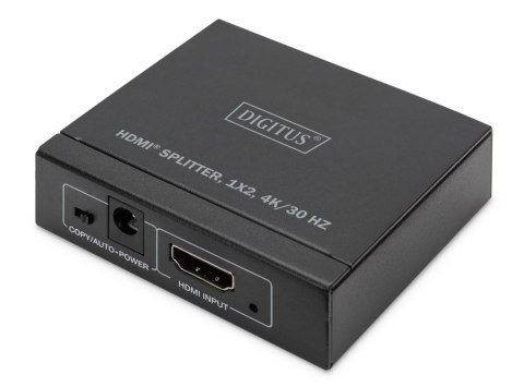 Rozdzielacz/Splitter HDMI DIGITUS 2-portowy 4K/30Hz EDID HDCP1.4 Digitus