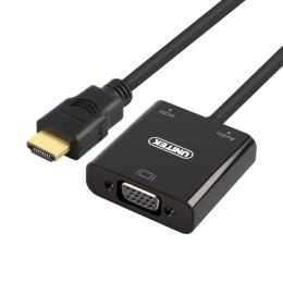 Adapter Unitek Y-6333 HDMI to VGA + audio Unitek