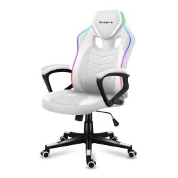 Fotel gamingowy Huzaro Force 2.5 RGB White Mesh Huzaro