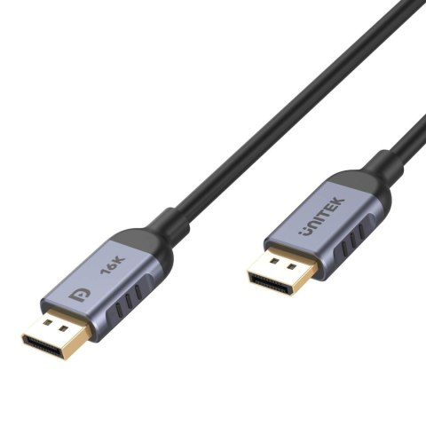 Kabel DisplayPort 2.1 Unitek C1626GY01-1M, 8K@120Hz, 1m Unitek Kabel DisplayPort 2.1 Unitek C1626GY01-1M, 8K@120Hz, 1m Unitek