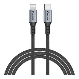 Kabel Verbatim USB-C(M) - Lightning 1,2m, 60W, czarny Verbatim