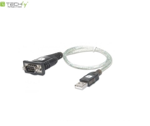 Kabel adapter Techly USB na port szeregowy RS232/COM/DB9 Techly Kabel adapter Techly USB na port szeregowy RS232/COM/DB9 Techly