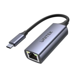 Kabel adapter Unitek U1323A USB-C - RJ45, 1Gbps, LAN, Ethernet, PD 100W Unitek