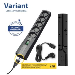 Listwa antyprzepięciowa Ever Variant 2m Ever