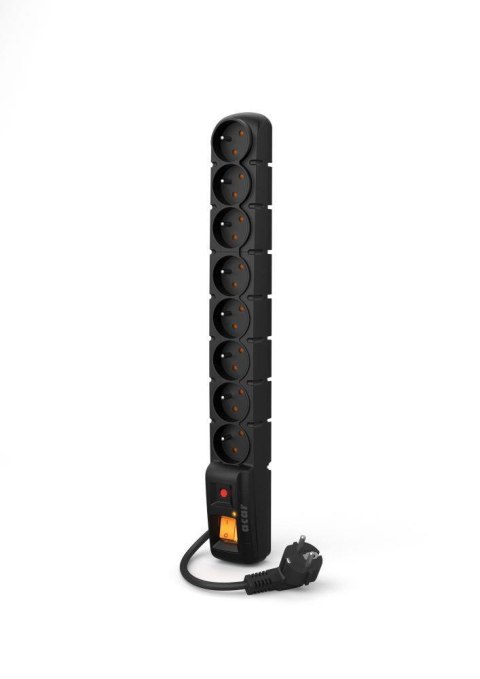 Listwa przeciwprzepięciowa Acar S8 Pro 1,5m czarna Acar Listwa przeciwprzepięciowa Acar S8 Pro 1,5m czarna Acar