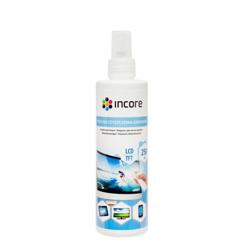 Płyn do czyszczenia ekranów INCORE 250 ml atomizer Incore Płyn do czyszczenia ekranów INCORE 250 ml atomizer Incore