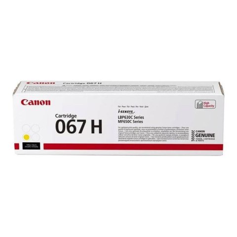 Toner Canon CRG-067HY Yellow Canon Toner Canon CRG-067HY Yellow Canon