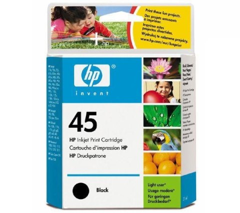 Tusz HP 45 Black (42ml) HP Tusz HP 45 Black (42ml) HP