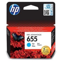 Tusz HP 655 Cyan HP