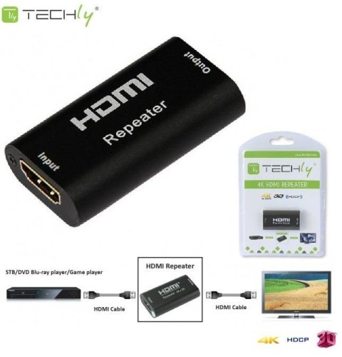 Wzmacniacz sygnału/Extender Techly HDMI 1080p 40m Techly Wzmacniacz sygnału/Extender Techly HDMI 1080p 40m Techly