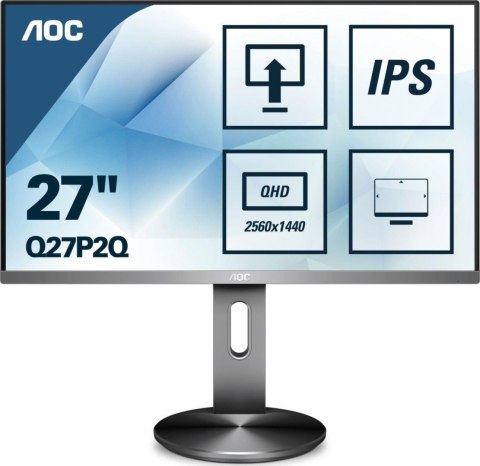 Monitor AOC 27" Q27P2Q VGA DVI HDMI DP 4xUSB 3.1 głośniki AOC