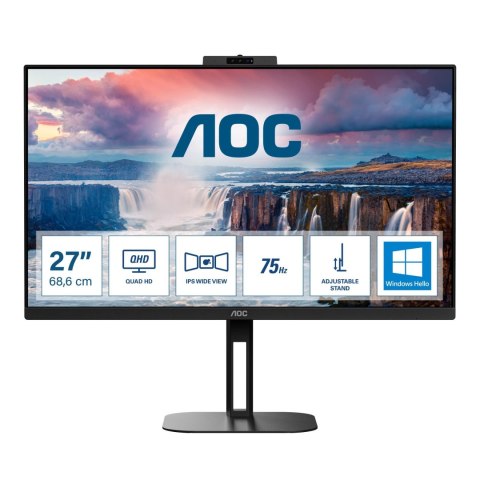 Monitor AOC 27" Q27V5CW/BK HDMI DP USB-C głośniki 5Wx2 AOC