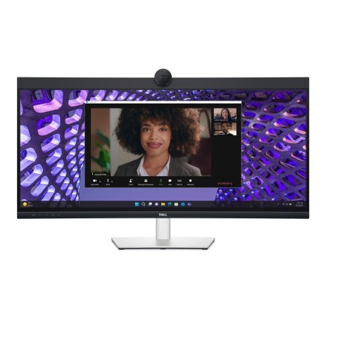 Monitor Dell 34,14" P3424WEB (210-BFOB) IPS WQHD 60Hz HDMI DP 6xUSB RJ45 KVM kamerka głośniki Dell Monitor Dell 34,14" P3424WEB (210-BFOB) IPS WQHD 60Hz HDMI DP 6xUSB RJ45 KVM kamerka głośniki Dell