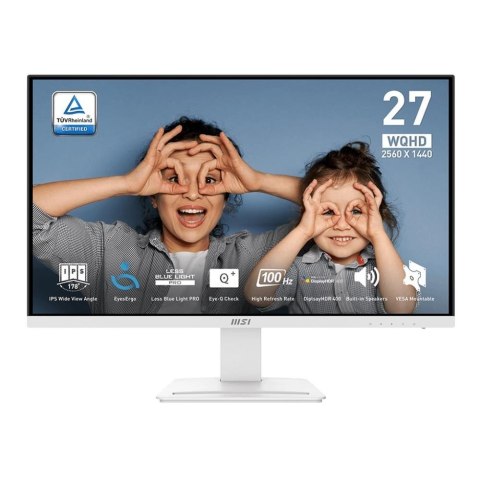 Monitor MSI 27" PRO MP273QW E2 IPS QHD 100Hz 2xHDMI DP głośniki MSI Monitor MSI 27" PRO MP273QW E2 IPS QHD 100Hz 2xHDMI DP głośniki MSI