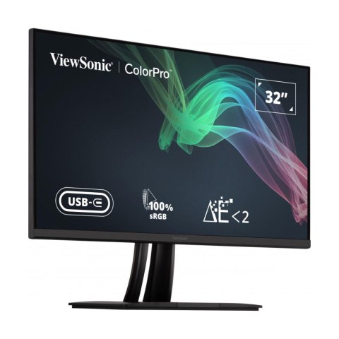 Monitor ViewSonic 31,5" VP3256-4K (VS18845) 2xHDMI DP 2xUSB-A USB-B USB -C VIEWSONIC EUROPE
