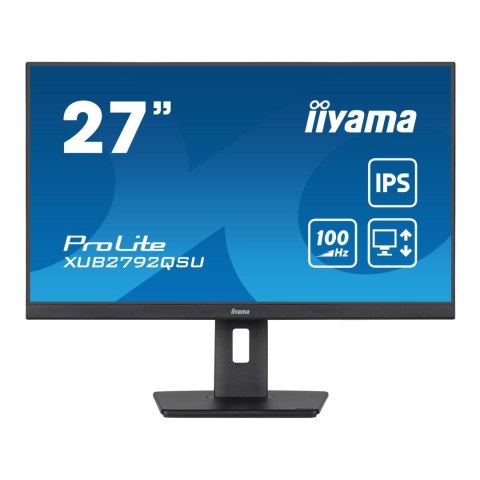 Monitor iiyama 27" ProLite XUB2792QSU-B6 IPS 100Hz HDMI DP 4xUSB-A USB-B głośniki IIYAMA Monitor iiyama 27" ProLite XUB2792QSU-B6 IPS 100Hz HDMI DP 4xUSB-A USB-B głośniki IIYAMA