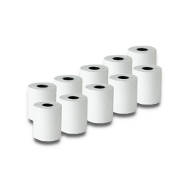 Rolka termiczna Qoltec 57x30 | 55g/m2 | 10szt. | BPA free Qoltec