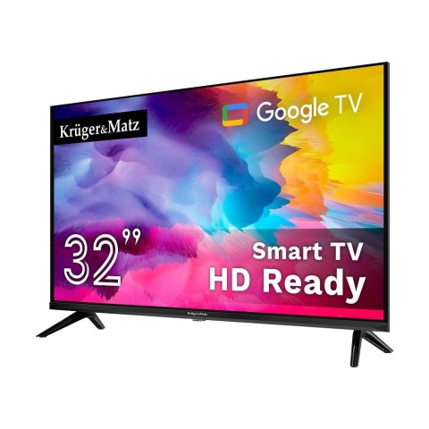 Telewizor Kruger&Matz 32" HD Google TV, DVB-T2/S2/T/C H.265 HEVC Kruger&Matz Telewizor Kruger&Matz 32" HD Google TV, DVB-T2/S2/T/C H.265 HEVC Kruger&Matz