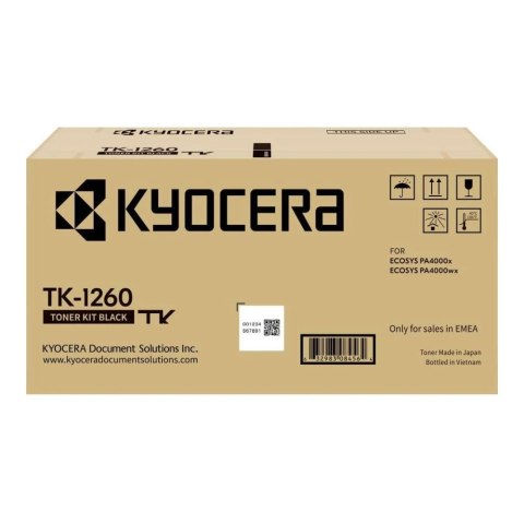 Toner Kyocera TK-1260 Black 10000str. (1T0C150NL0) Kyocera Toner Kyocera TK-1260 Black 10000str. (1T0C150NL0) Kyocera