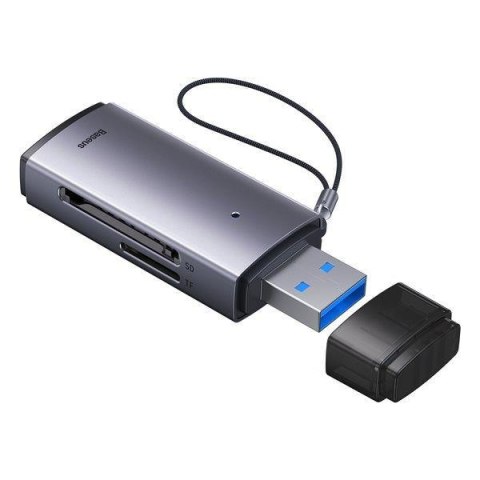 Czytnik kart Baseus WKQX060013 USB 3.0 SD i microSD Baseus Czytnik kart Baseus WKQX060013 USB 3.0 SD i microSD Baseus