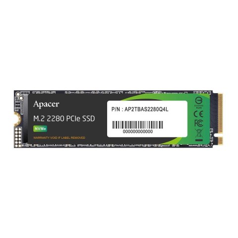 Dysk SSD Apacer AS2280Q4L 1TB M.2 2280 PCIe Gen4x4 (3600/3000 MB/s) 3D NAND Apacer