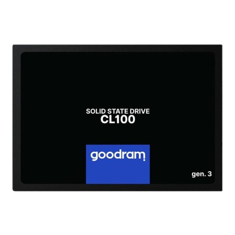 Dysk SSD GOODRAM CL100 960GB SATA III 2,5" GEN.3 (540/460 MB/s) 7mm Goodram Dysk SSD GOODRAM CL100 960GB SATA III 2,5" GEN.3 (540/460 MB/s) 7mm Goodram