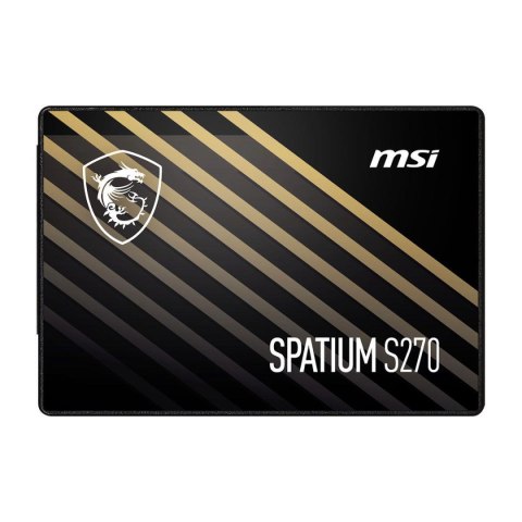 Dysk SSD MSI SPATIUM S270 240GB SATA3 2.5" (500/400 MB/s) 3D NAND MSI Dysk SSD MSI SPATIUM S270 240GB SATA3 2.5" (500/400 MB/s) 3D NAND MSI