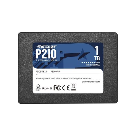 Dysk SSD Patriot P210 1TB 2.5" SATA3 (520/430 MB/s) 7mm Patriot Memory