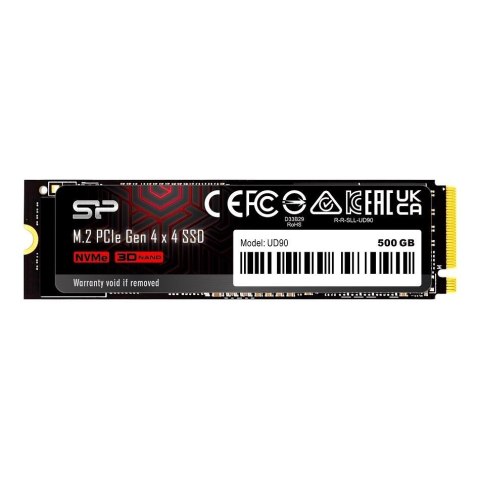 Dysk SSD Silicon Power UD90 500GB M.2 2280 PCIe Gen4x4 NVMe 1.4 (4800/3700 MB/s) Silicon Power Dysk SSD Silicon Power UD90 500GB M.2 2280 PCIe Gen4x4 NVMe 1.4 (4800/3700 MB/s) Silicon Power