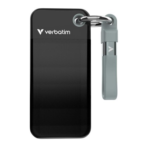 Dysk SSD zewnętrzny Verbatim Pocket SSD 2TB USB-C 3.2 Gen 2 czarny/szary Verbatim Dysk SSD zewnętrzny Verbatim Pocket SSD 2TB USB-C 3.2 Gen 2 czarny/szary Verbatim