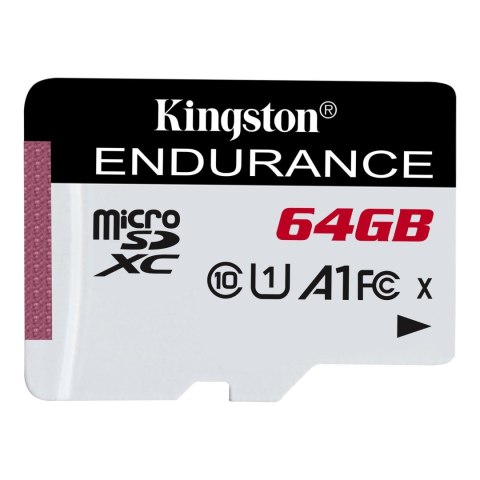 Karta pamięci Kingston microSD High-Endurance 64GB Class 10 UHS-I U1 Kingston Karta pamięci Kingston microSD High-Endurance 64GB Class 10 UHS-I U1 Kingston