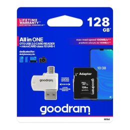 Karta pamięci microSDHC GOODRAM 128GB M1A4 UHS-I + Adapter Goodram