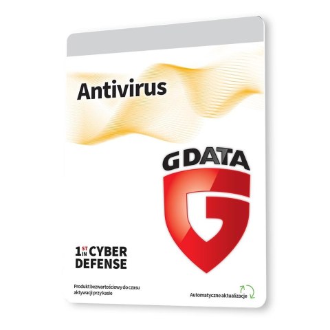 Oprogramowanie G DATA Antivirus 3PC 1rok karta-klucz G Data Oprogramowanie G DATA Antivirus 3PC 1rok karta-klucz G Data