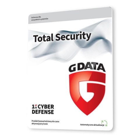 Oprogramowanie G DATA Total Security 1PC 1rok karta-klucz G Data Oprogramowanie G DATA Total Security 1PC 1rok karta-klucz G Data
