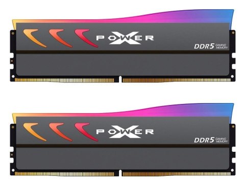 Pamięć DDR5 Silicon Power XPOWER Storm RGB Gaming 64GB (2x32GB) 6000MHz CL38 1.35V UDIMM Gray Silicon Power Pamięć DDR5 Silicon Power XPOWER Storm RGB Gaming 64GB (2x32GB) 6000MHz CL38 1.35V UDIMM Gray Silicon Power