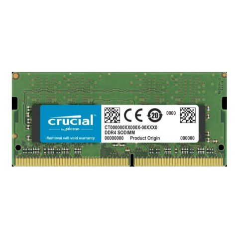 Pamięć SODIMM DDR4 Crucial 32GB (1x32GB) 3200MHz CL22 1,2V Crucial Pamięć SODIMM DDR4 Crucial 32GB (1x32GB) 3200MHz CL22 1,2V Crucial