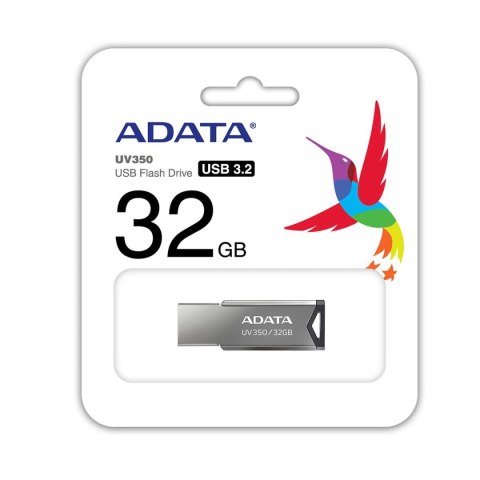 Pendrive ADATA UV350 32GB USB 3.0 Silver ADATA Pendrive ADATA UV350 32GB USB 3.0 Silver ADATA
