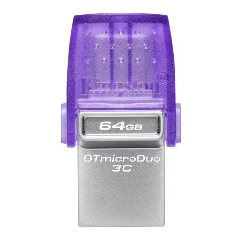 Pendrive Kingston DataTraveler microDuo 3C 64GB 200MB/S DUAL USB-A + USB-C 3.2 Gen 1 Kingston Pendrive Kingston DataTraveler microDuo 3C 64GB 200MB/S DUAL USB-A + USB-C 3.2 Gen 1 Kingston